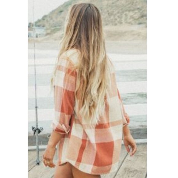 Roxy Womens Let It Go Long Sleeve Flannel Shirt X-Small - Picture 2 of 14